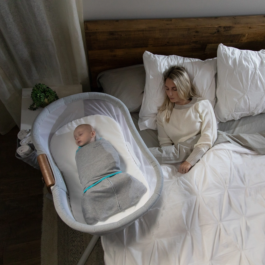 HALO® SleepSack® Ideal Temp Wickelschlafsack Heather GrayAqua