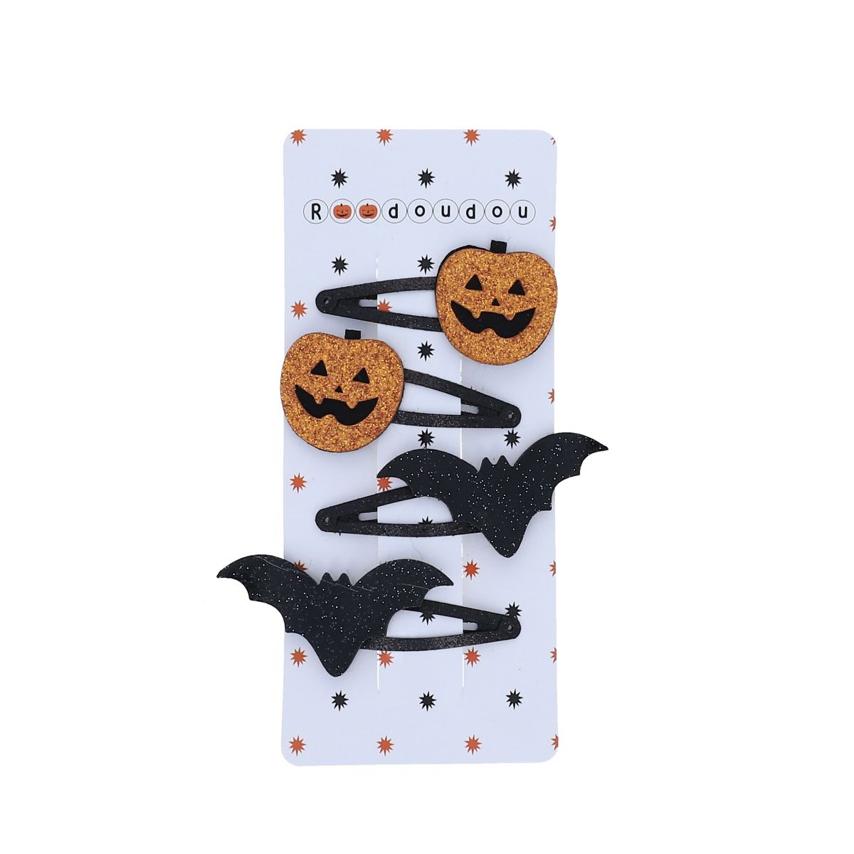Lot de 4 barrettes halloween Roodoudou