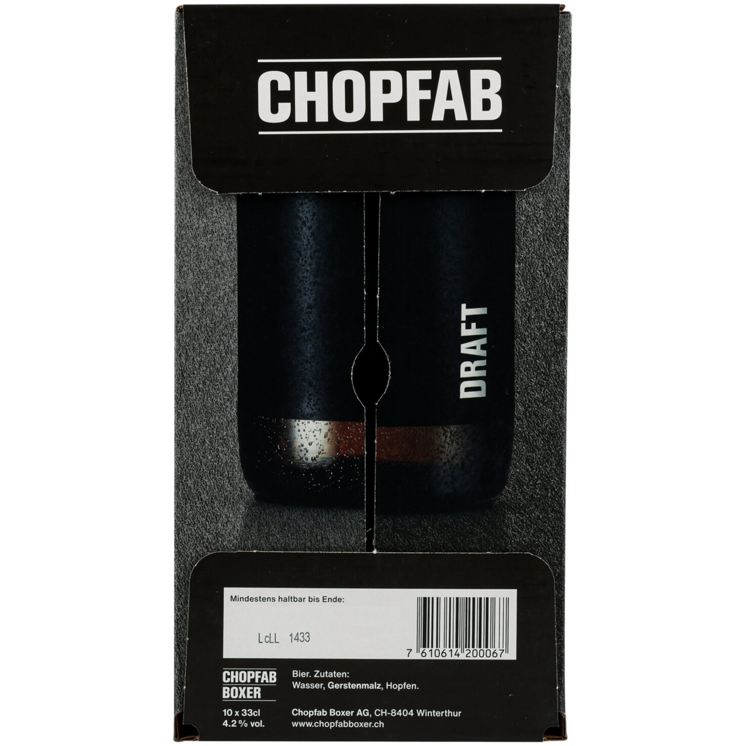 Chopfab Draft Bier 10x33cl -330cl