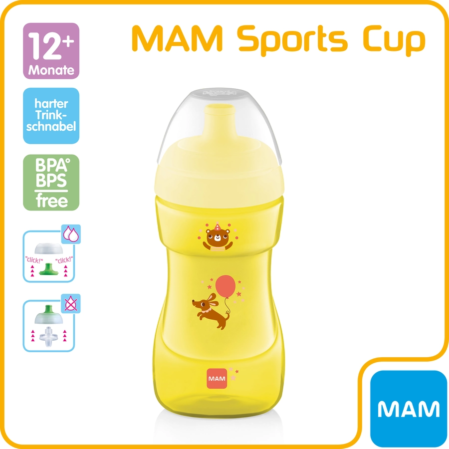 MAM Trinkbecher Sports Cup, 330 ml, Hund
