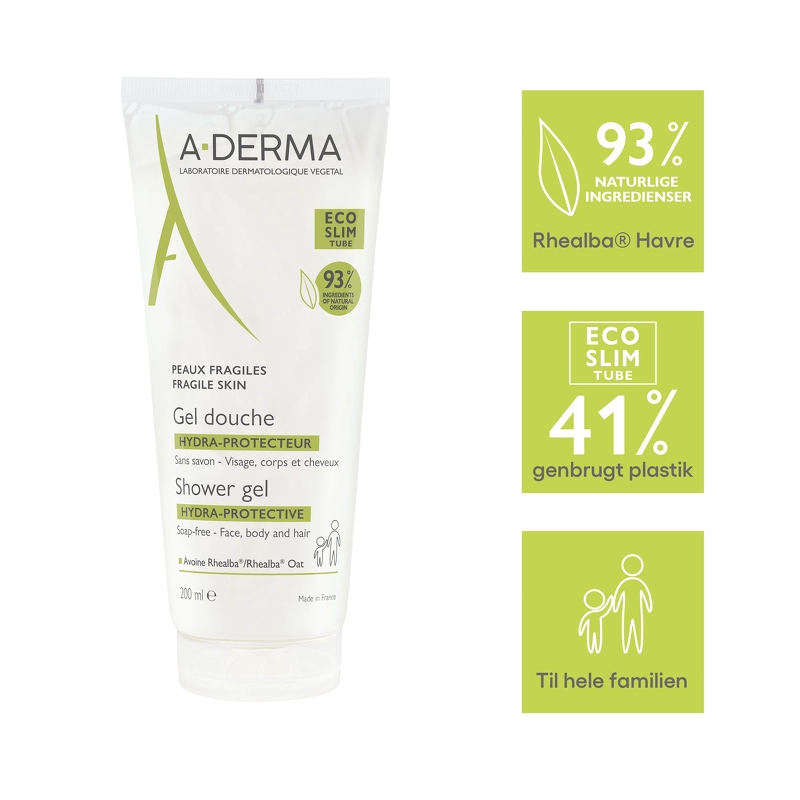 A-DERMA Hydra-Protective Shower Gel 200 ml