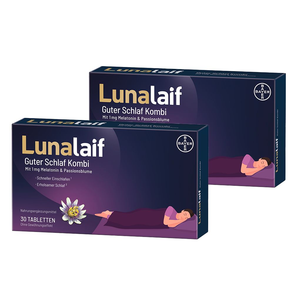 Lunalaif Guter Schlaf Kombi mit Melatonin