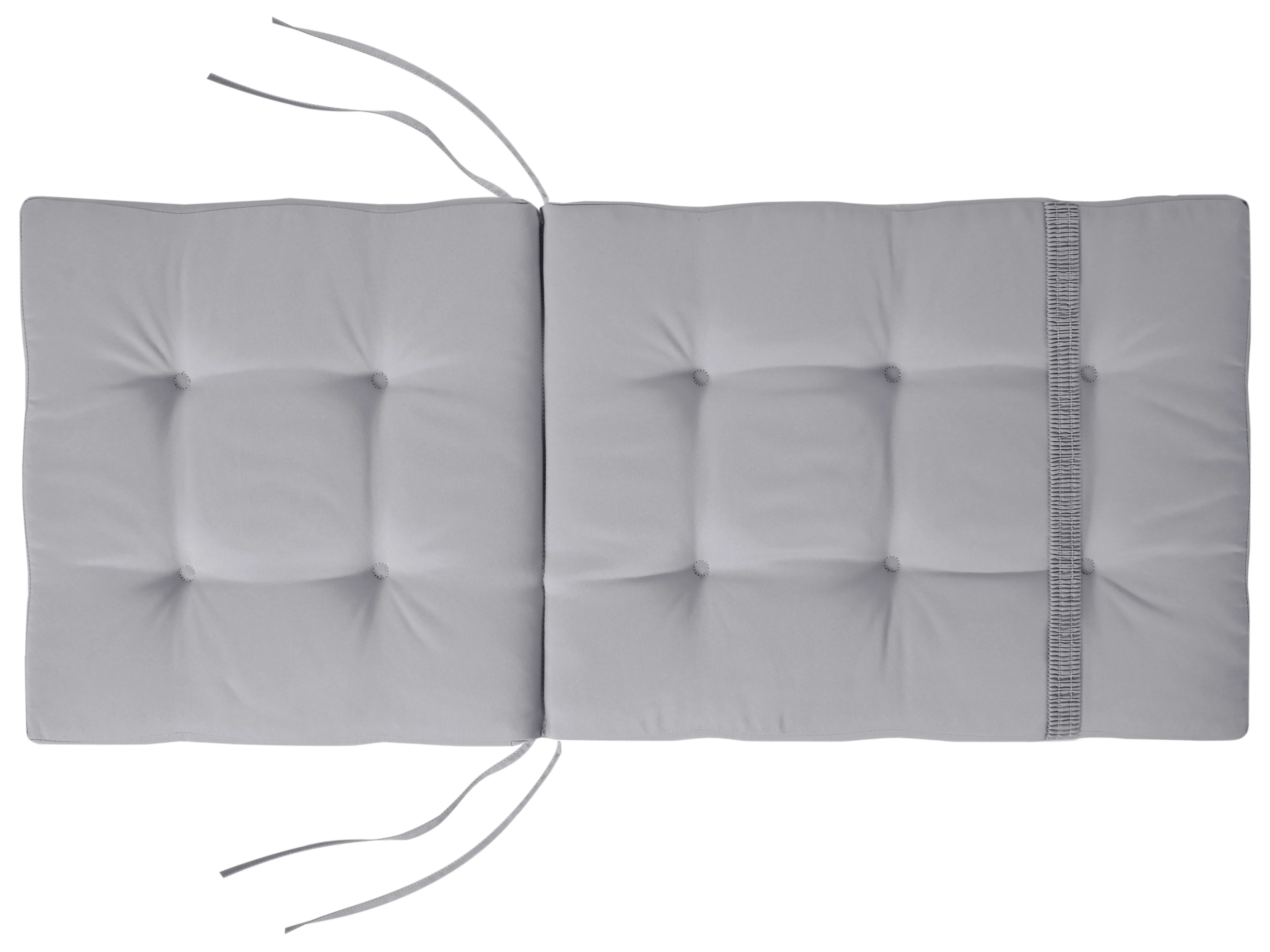 Set van 2 rug/zitkussens MAUI PREMIUM Lichtgrijs