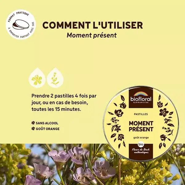 Biofloral Moment Présent Pastilles Bio Pastilles Emotion 50 Gr