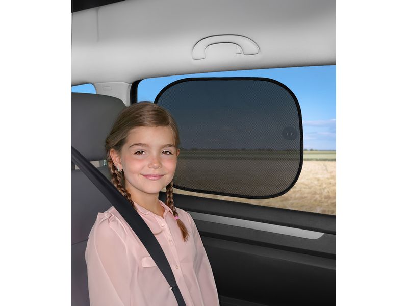 HiTS4KiDS Sonnenblende Transparent 2er Set Sonnenblende für das Auto