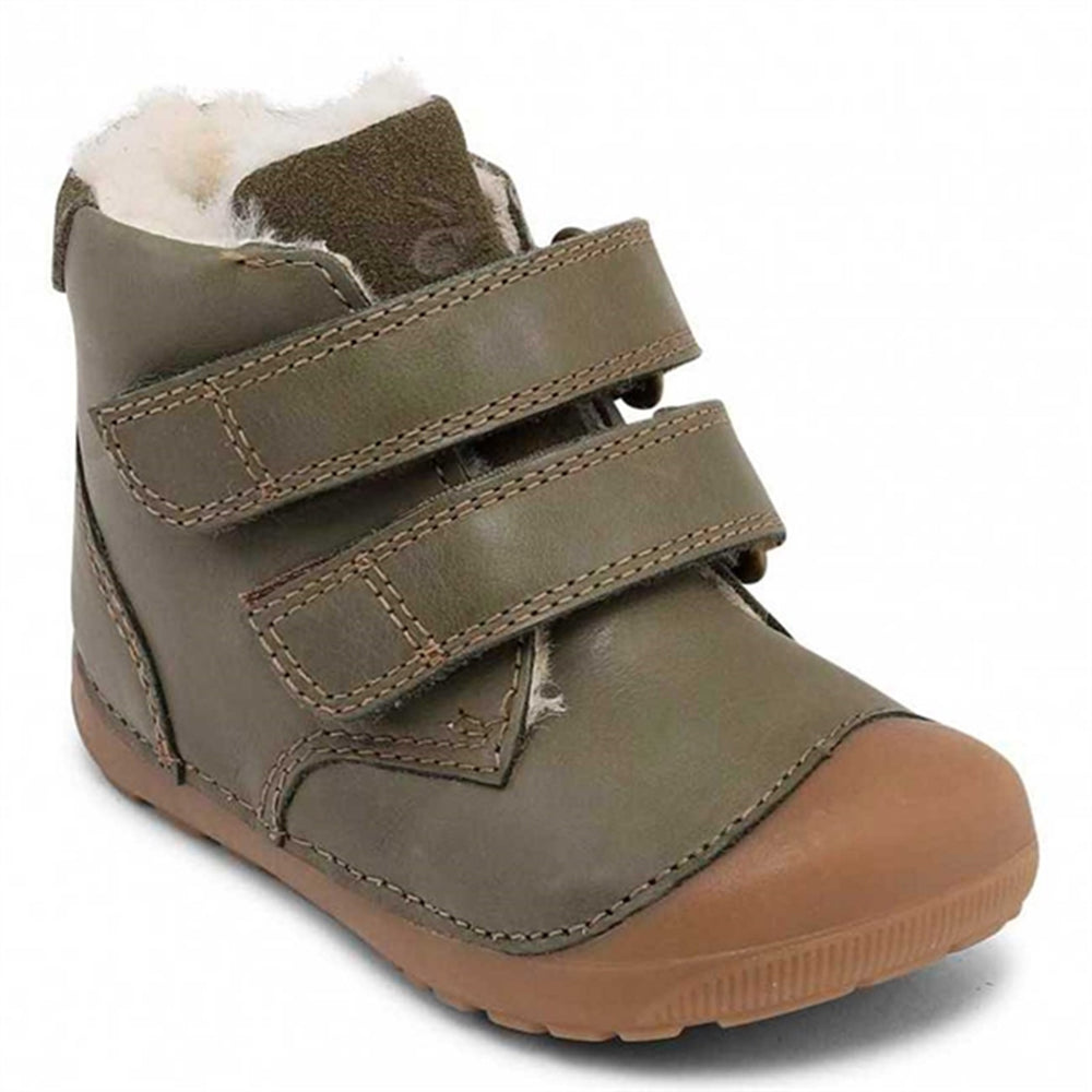 Begynderstøvler Petit Mid Winter Army WS - Bundgaard