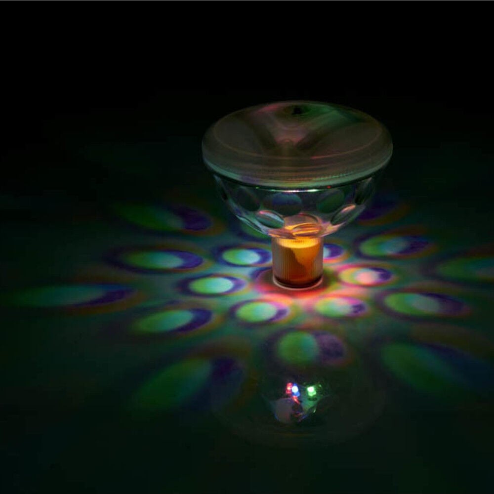 Lampe flottante LED effet boule disco