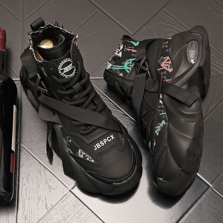 Mr Ozera - Robuuste platform sneakers met hoge demping