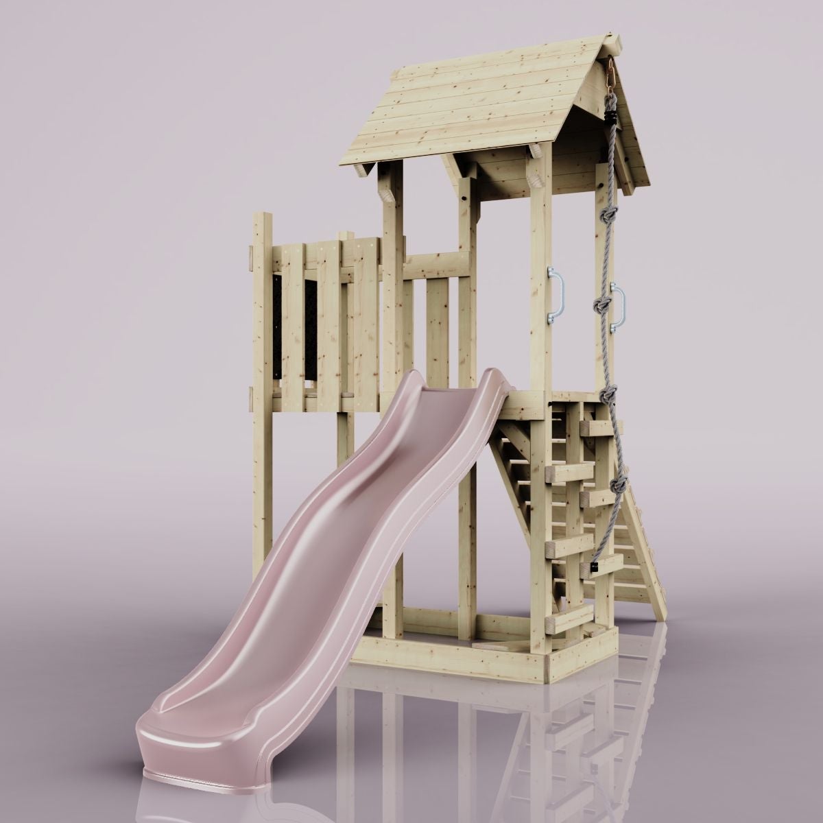 PolarPlay Tromso houten speeltoren in roze
