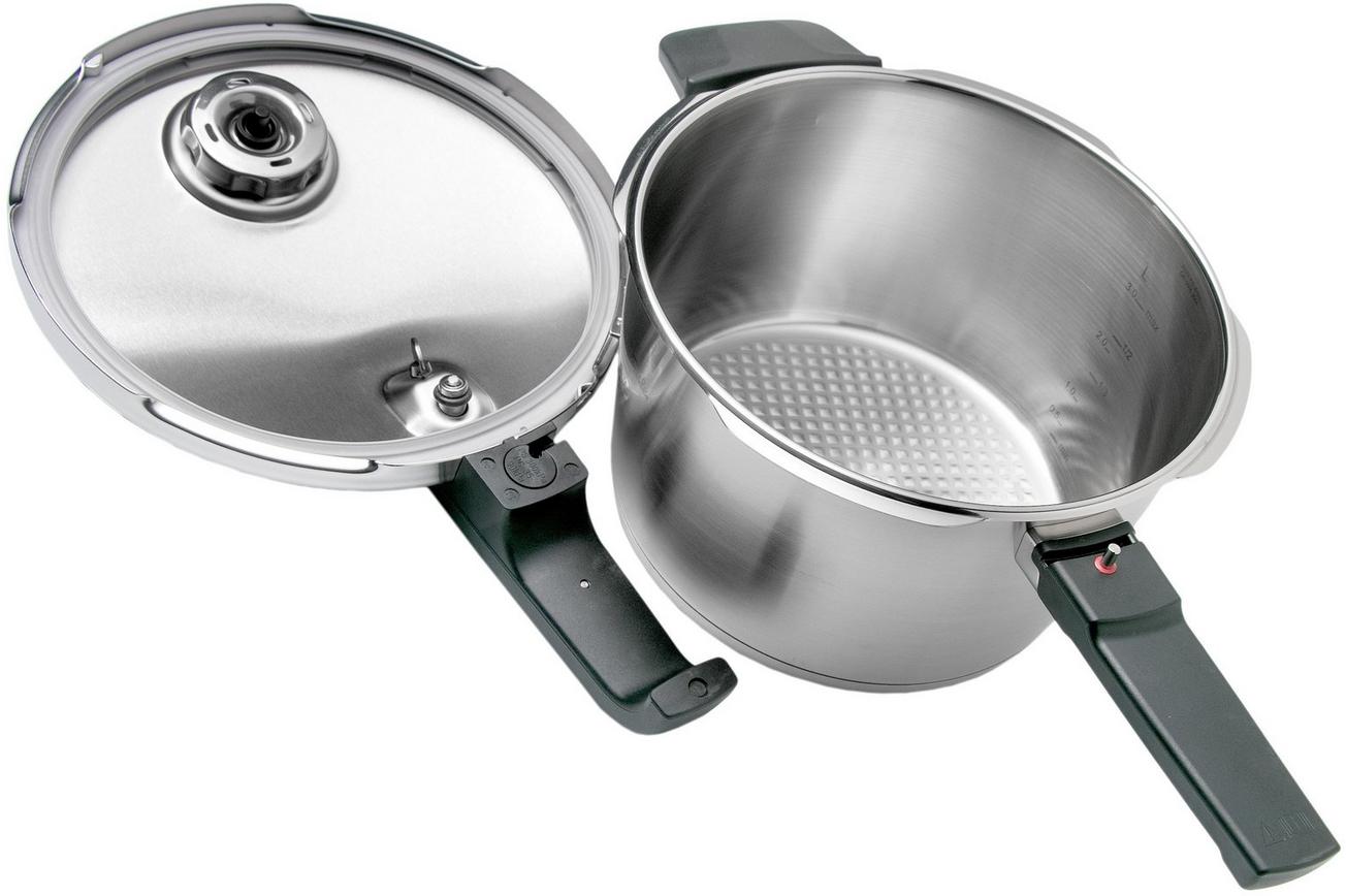Fissler Vitavit Premium 622-412-04-070 snelkookpan 22 cm, 4,5L met stoominzet
