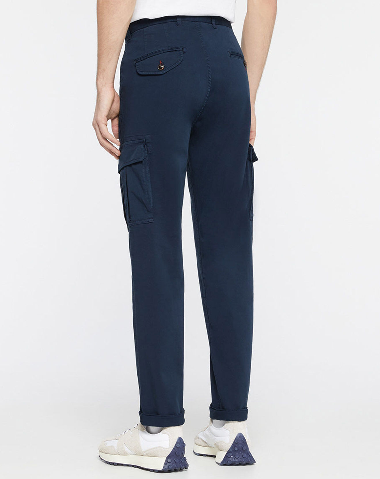 Scotch & Soda Pantalon Cargo Slim Fit Stuart bleu marine
