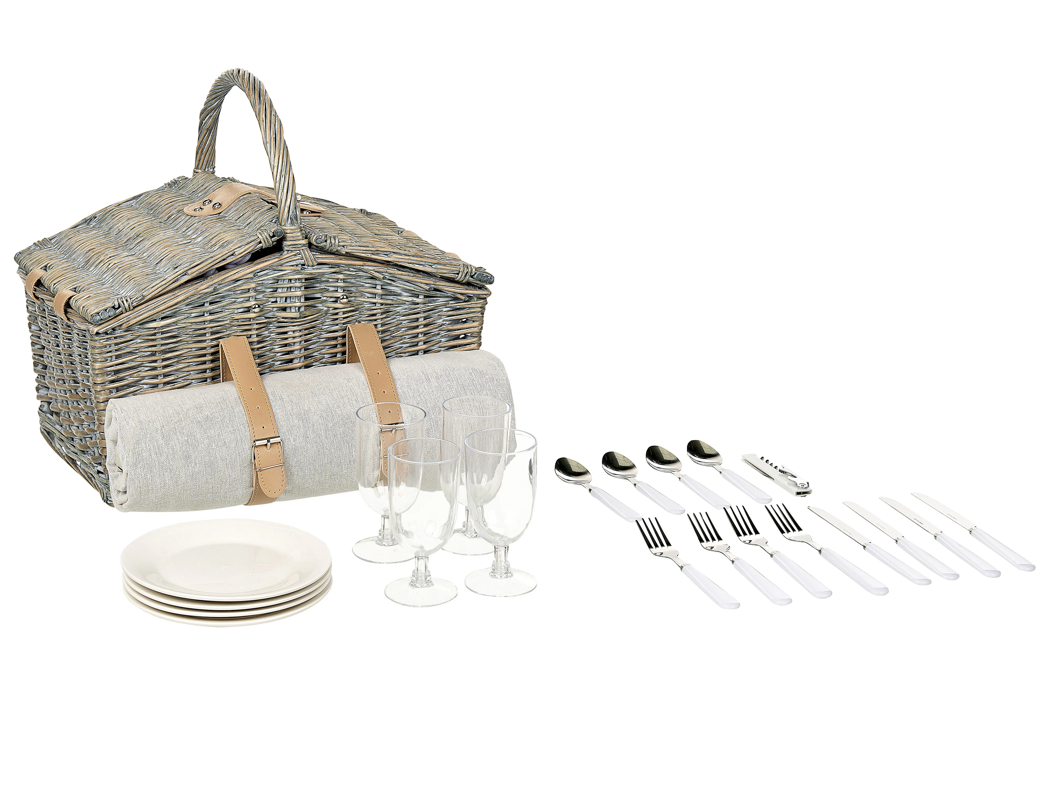 Picknickmand CANELE Wicker Bruin