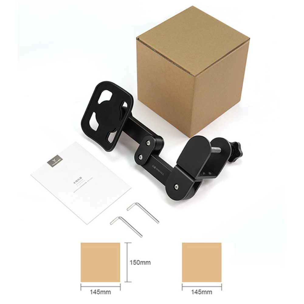 Ergonomische Alu Handgelenk Auflage / Computerarm Stütze für Tische und Stühle - Schwarz