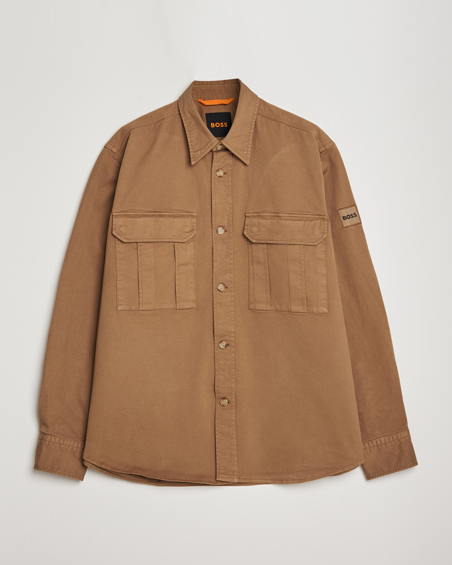 Lisel Pocket Overshirt Open Beige