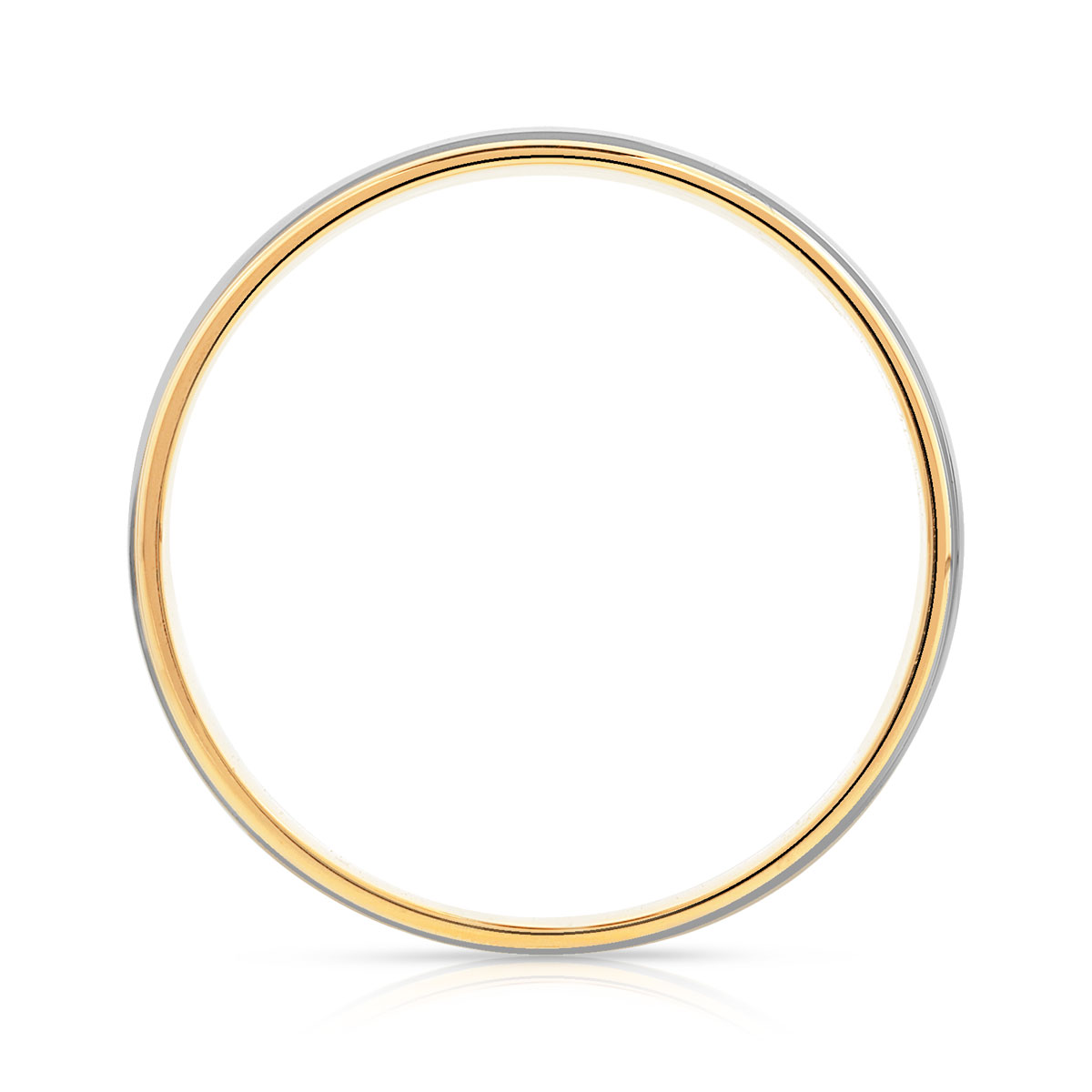 Alliance platine 950 et or 750 jaune