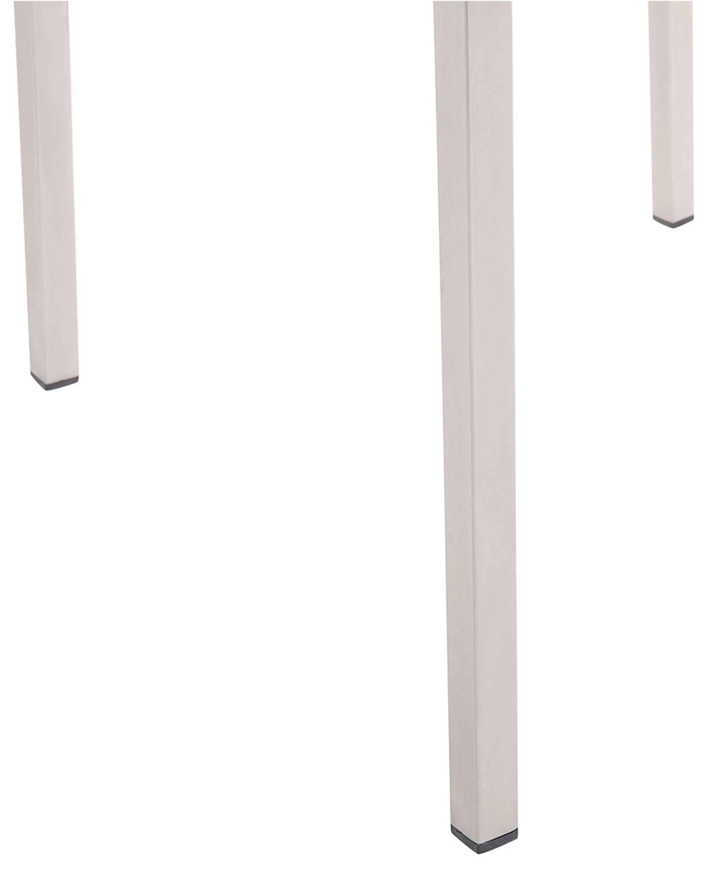 Set van 6 tuinstoelen GROSSETO Roestvrij staal Beige