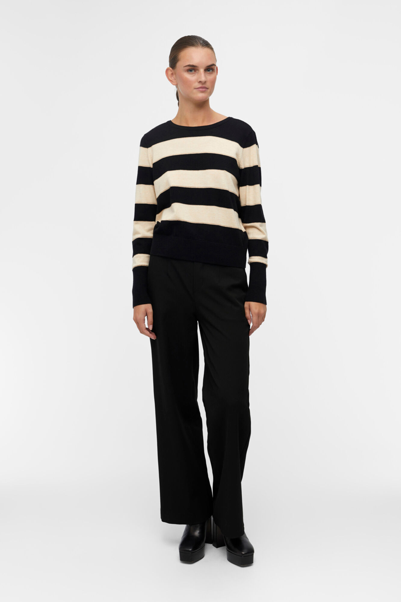 Camisa de punto Ecovero - Negro