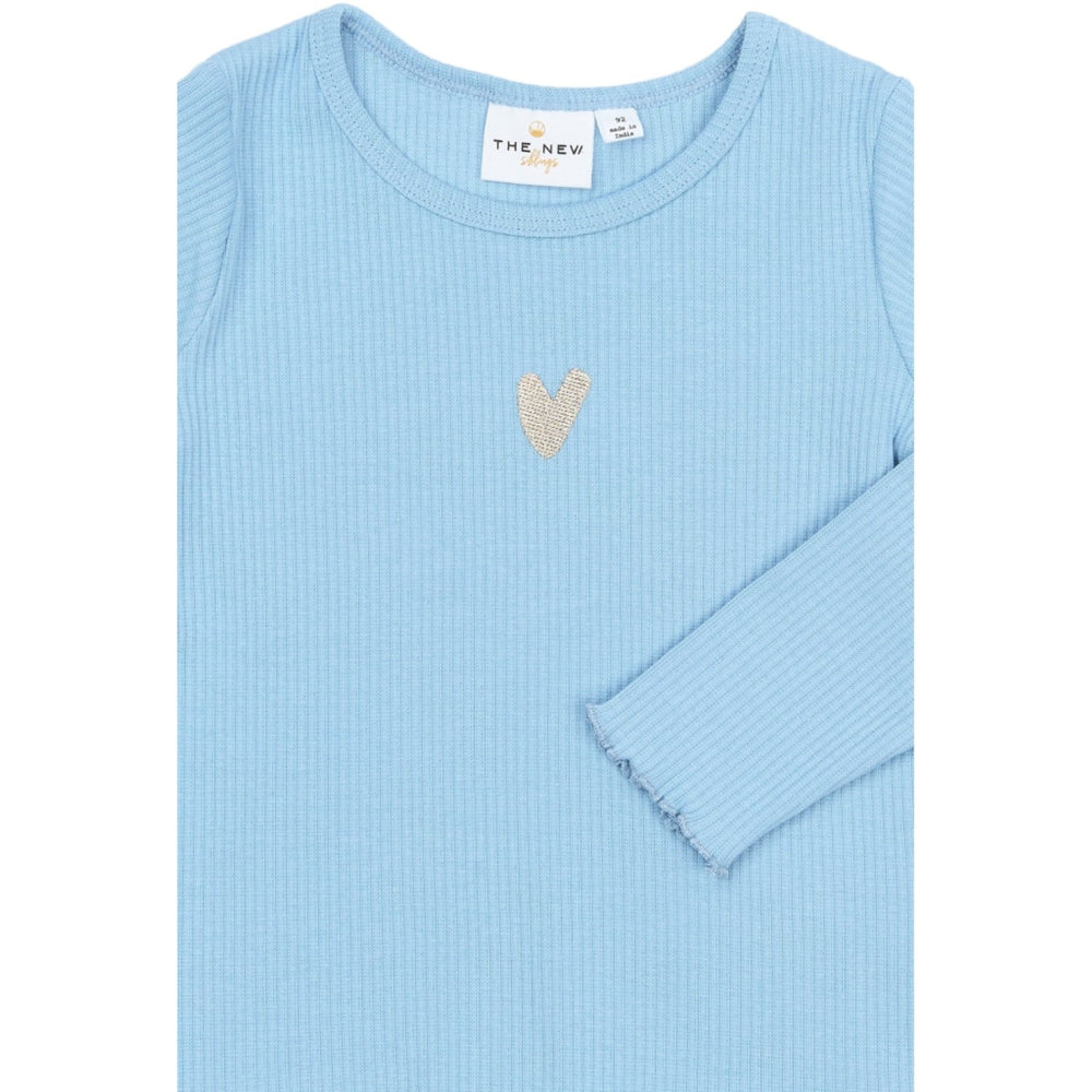 Køb THE NEW Siblings Forever Blue Tnstrianna L_S Rib Tee