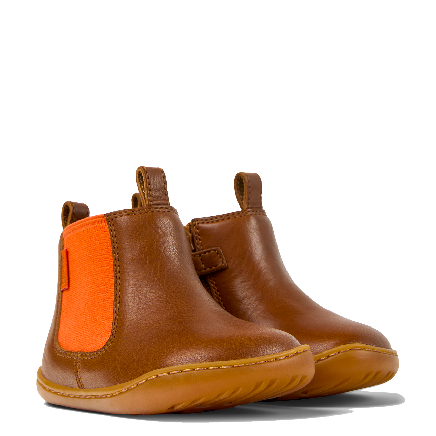 PEU CAMI - Chaussons en cuir | Marron