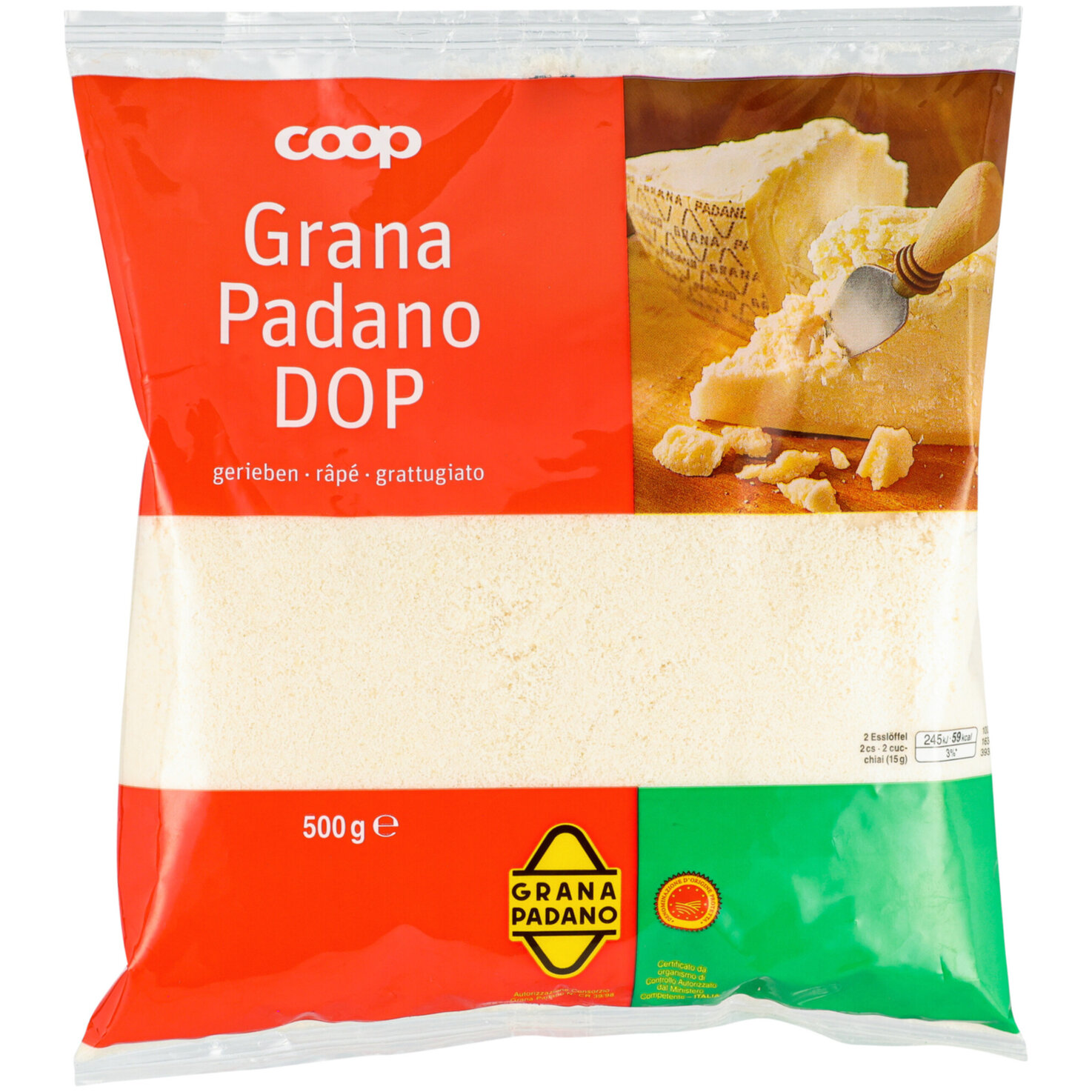 Grana Padano Reibkäse DOP