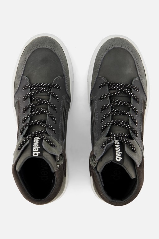 Develab hoge sneakers grijs