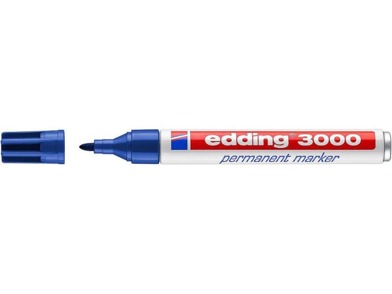 edding Permanent-Marker 3000 Blau Permanent Marker