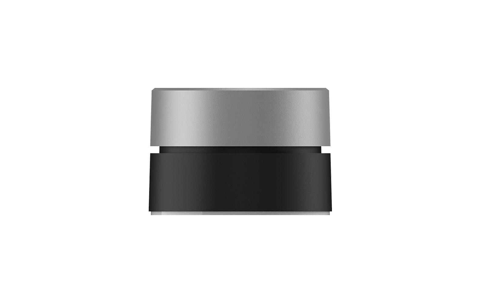 Smart Home Funk-Drehdimmer grau-schwarz ZigBee 3.0Drehdimmer zur Steuerung von KnockautX LED-Leuchtmitteln. Schalten, Dimmen, Farbwechsel & Einstellung der Fabrtemperatur