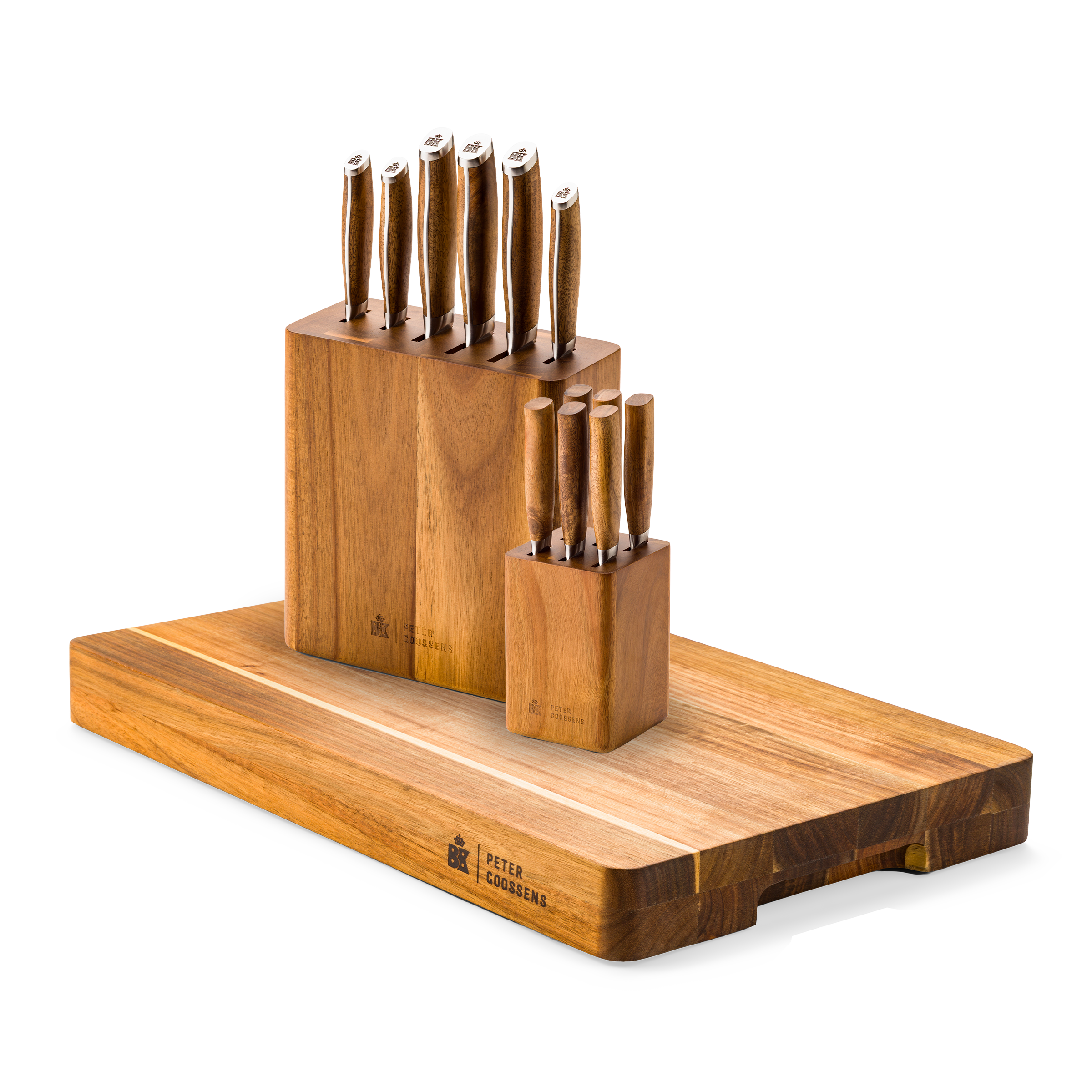 Maestro Keukenmessenset, steakmessenset, snijplank en Gratis kookboek