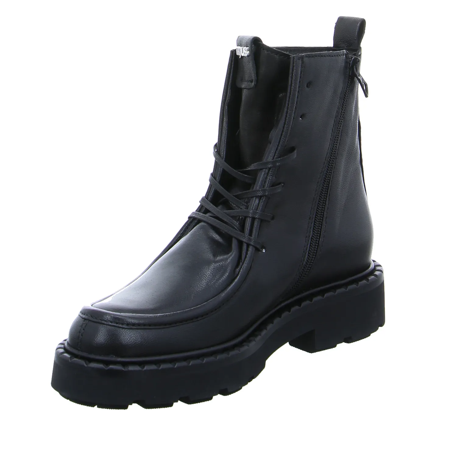 MJUS Boot Schwarz Leder