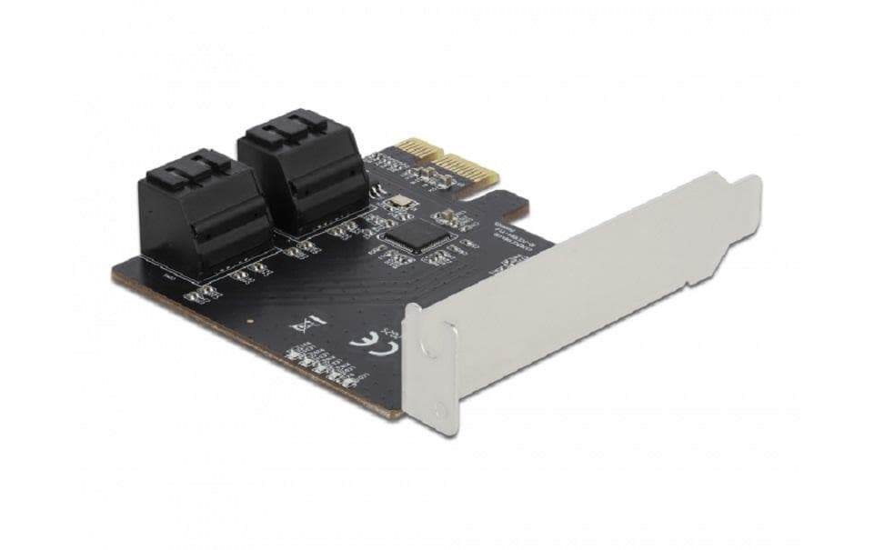 SATA-Controller 4 Port SATA PCI Express x1 Karte LED-Anzeige4x SATA PCI Express Karte