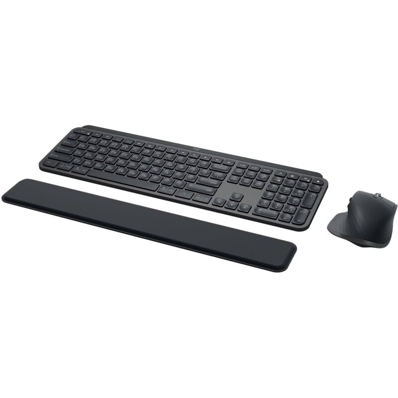 Logitech Master MX Keys Combo for Bussiness clavier Souris incluse Bureau RF sans fil + Bluetooth AZERTY Français Graphite