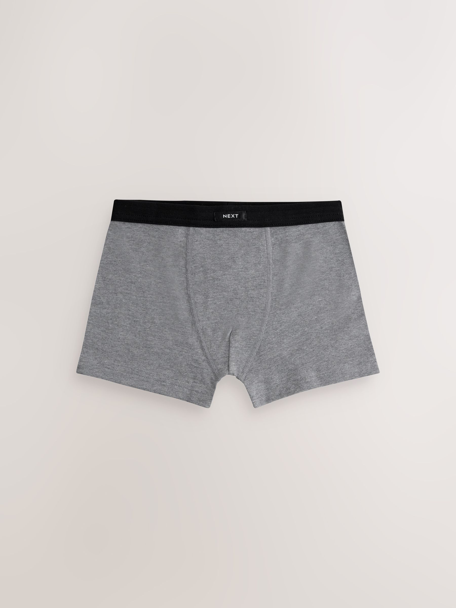 Grijs - Set van 10 boxershorts met zachte tailleband (2-16 jr)
