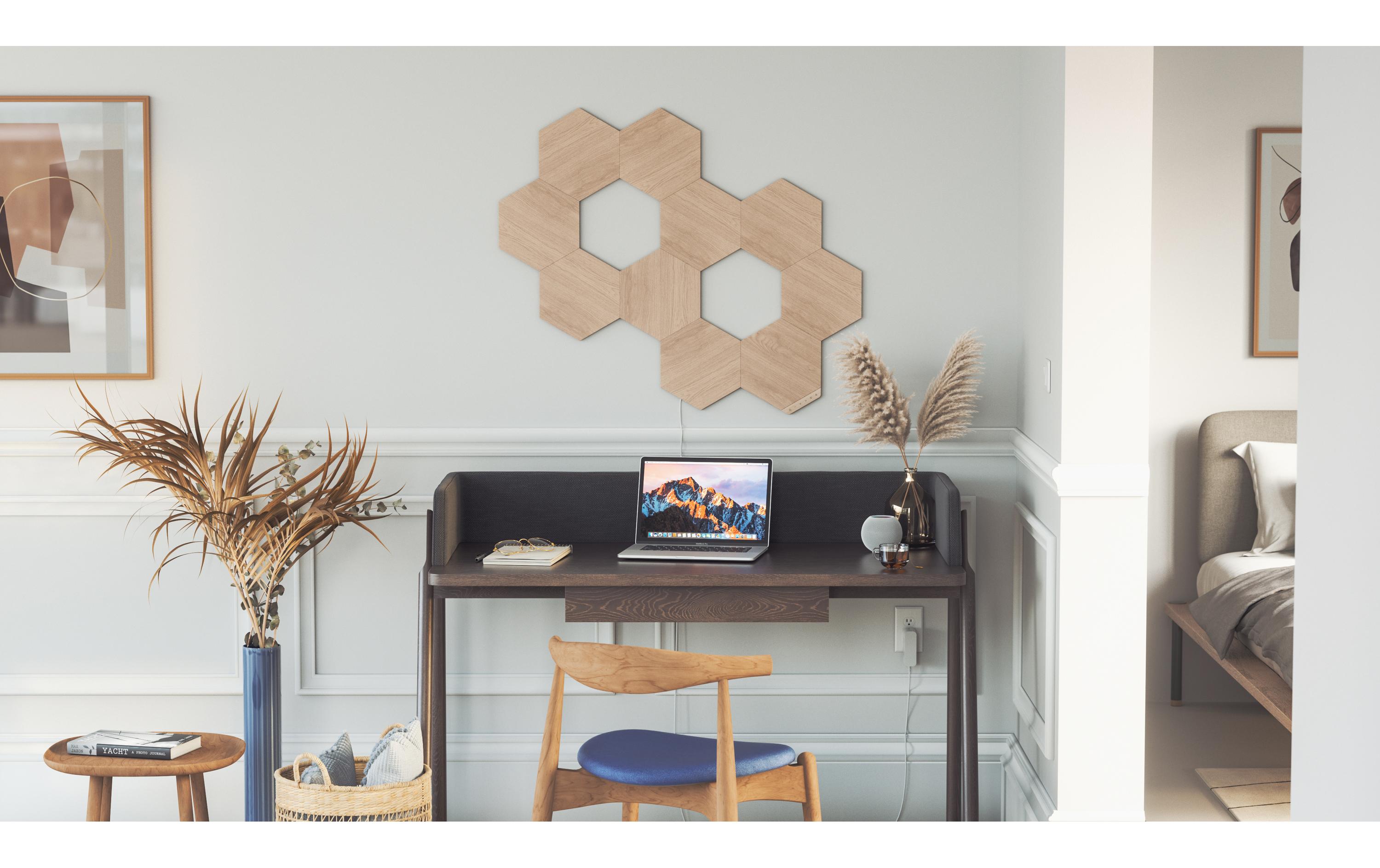 Panel Elements Hexagons, Expansion Pack, 3 StückModulare, hinterbeleuchtete LED-Lichtpanels