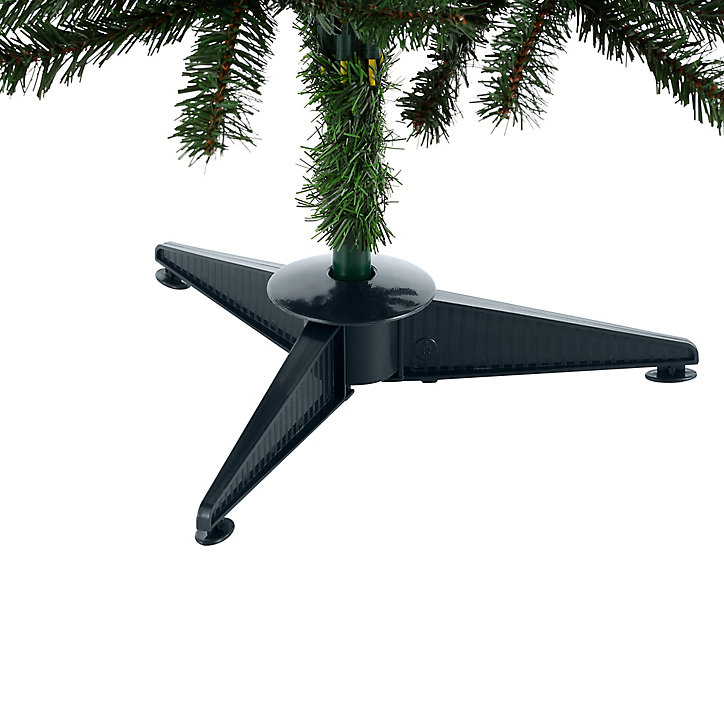 Sapin artificiel coloris vert H.122 cm support inclus