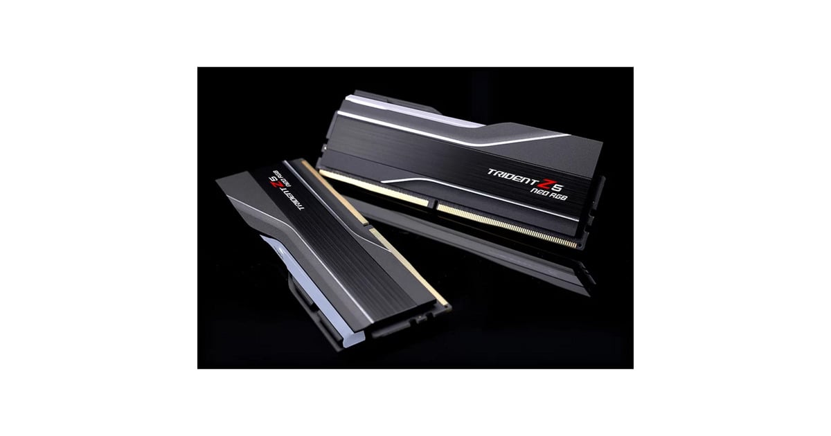 G.Skill256 GB DDR5-6000 Quad-kit werkgeheugen  (Zwart, F5-6000J3644D64GX4-TZ5NR, Trident Z5 Neo RGB, EXPO)