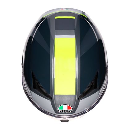 Casque AGV K3 - SHADE - Gris / Jaune