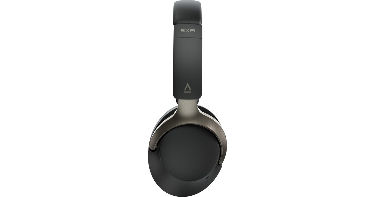 CreativeZen Hybrid SXFI over-ear hoofdtelefoon  (Zwart/grijs, Bluetooth, USB-C, ANC)