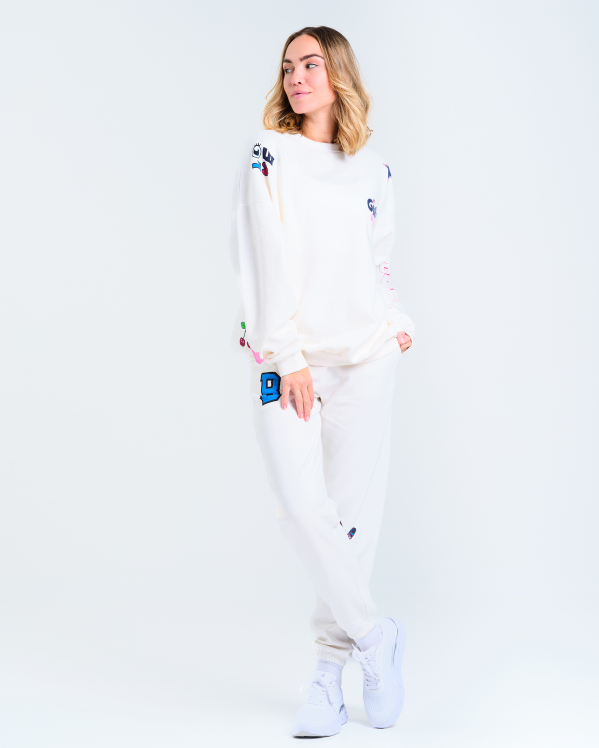 Bumpro BP Sweatpants White\Multi