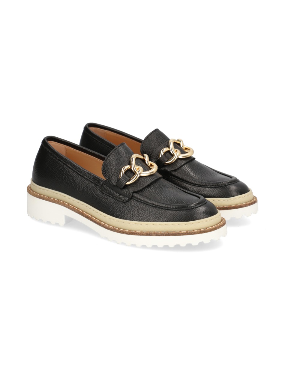 Glattleder Slipper