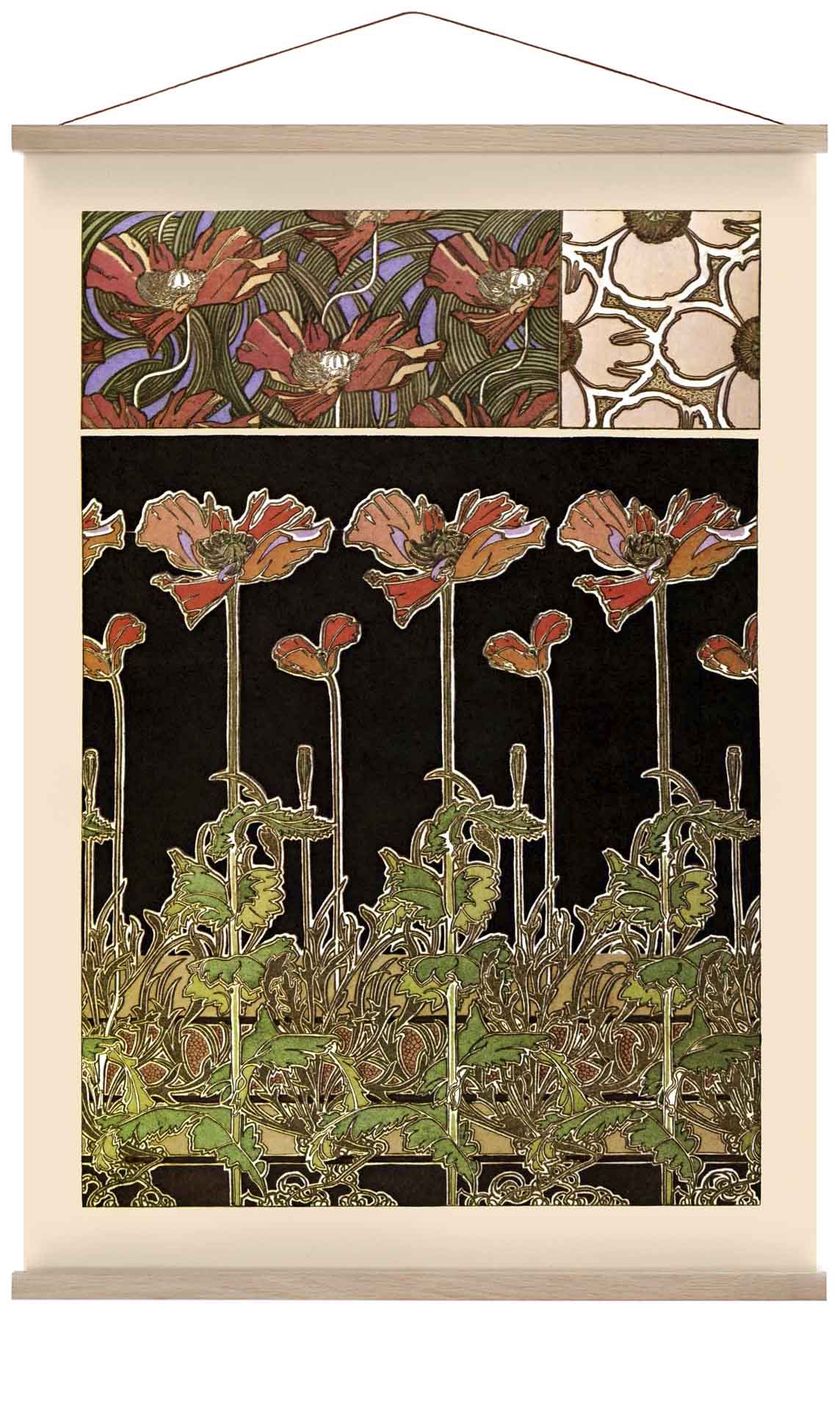 Orientalische Blumen von Alphonse Mucha