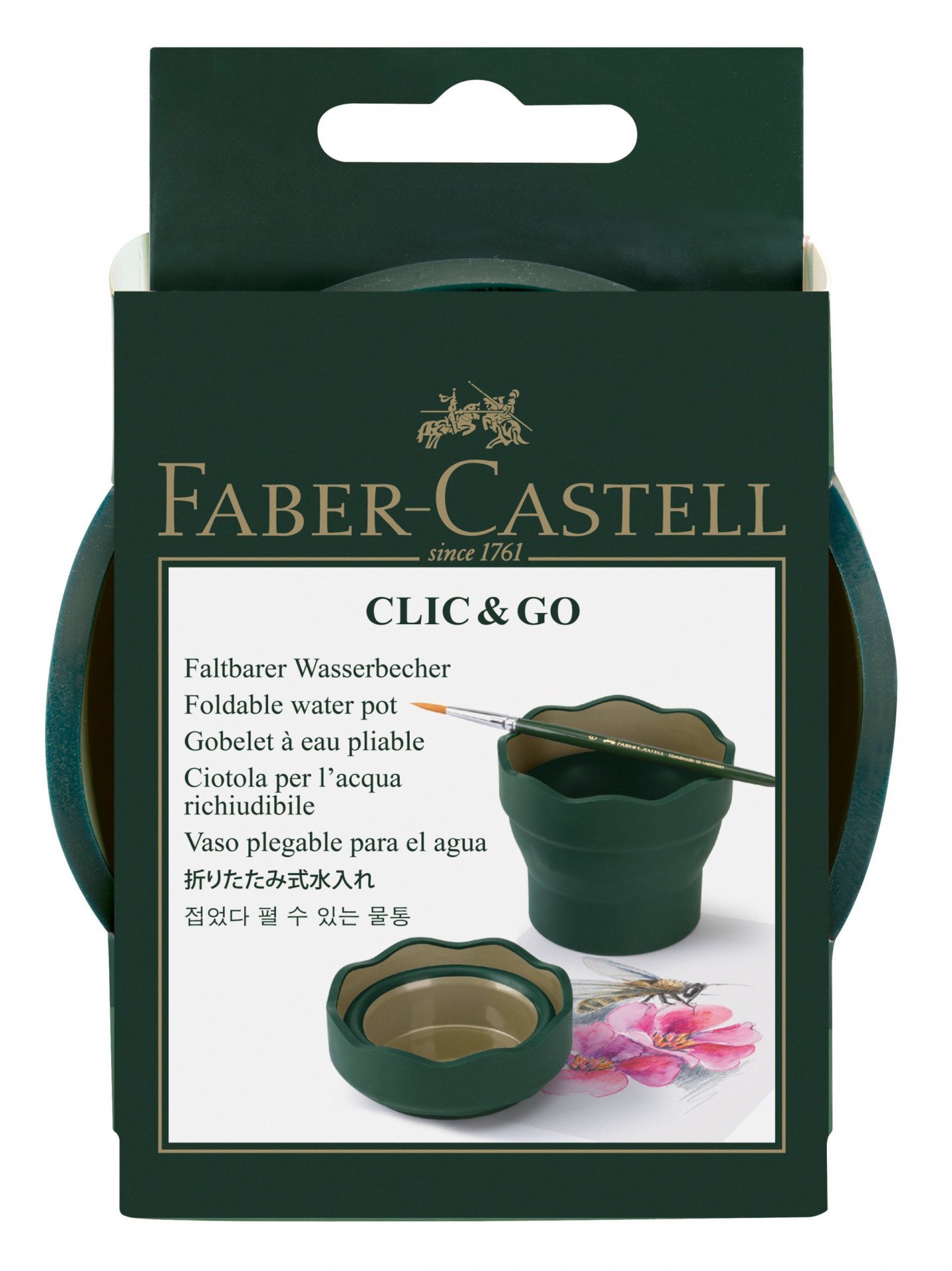 Faber-Castell faltbarer Wasserbecher Clic & Go