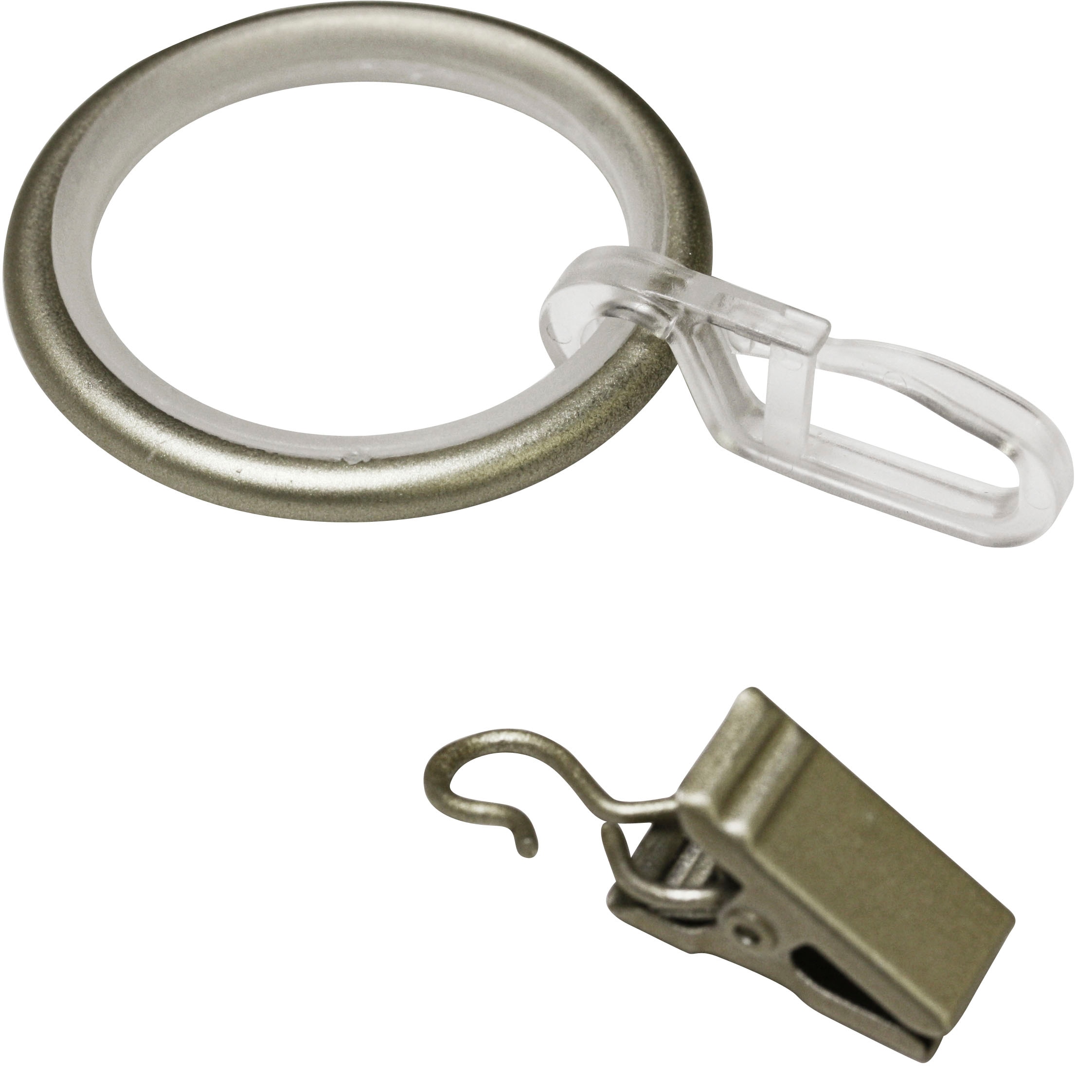 GARDINIA Gardinenring »Kira mit Gleiteinlage« Serie Gardinenstange Kira