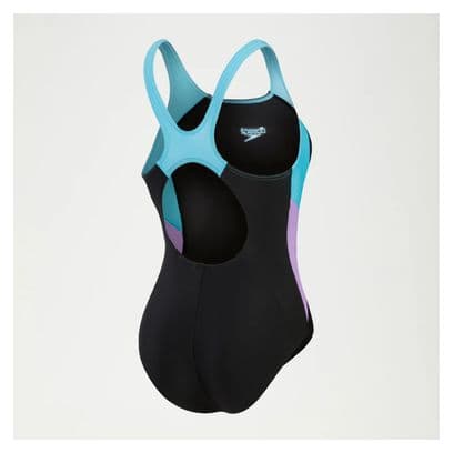 Maillot de Bain Eco Colourblock Splice Muscleb Noir / Bleu
