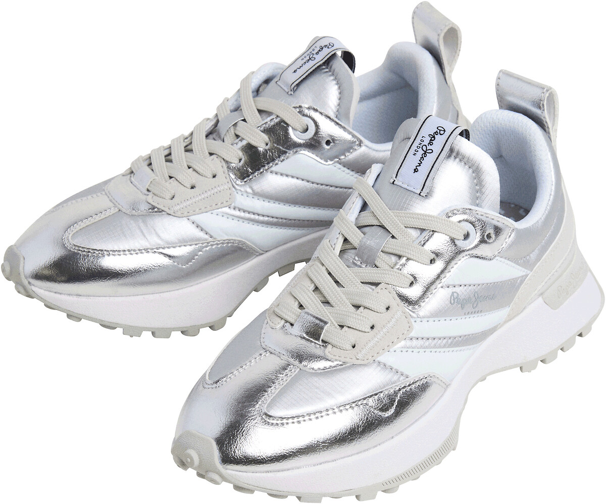 PEPE JEANS<br>Tênis baixo Lucky Metallic