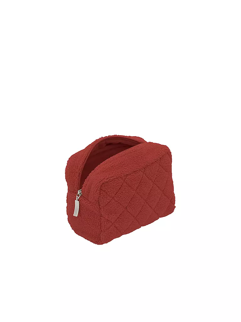 VOSSEN Kosmetiktasche 11tlg. BEAUTY BAG Raw Sugar dunkelrot