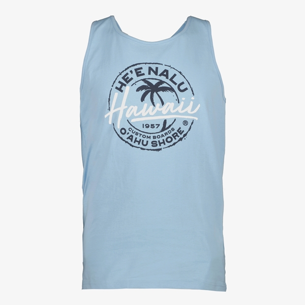 Unsigned heren singlet lichtblauw