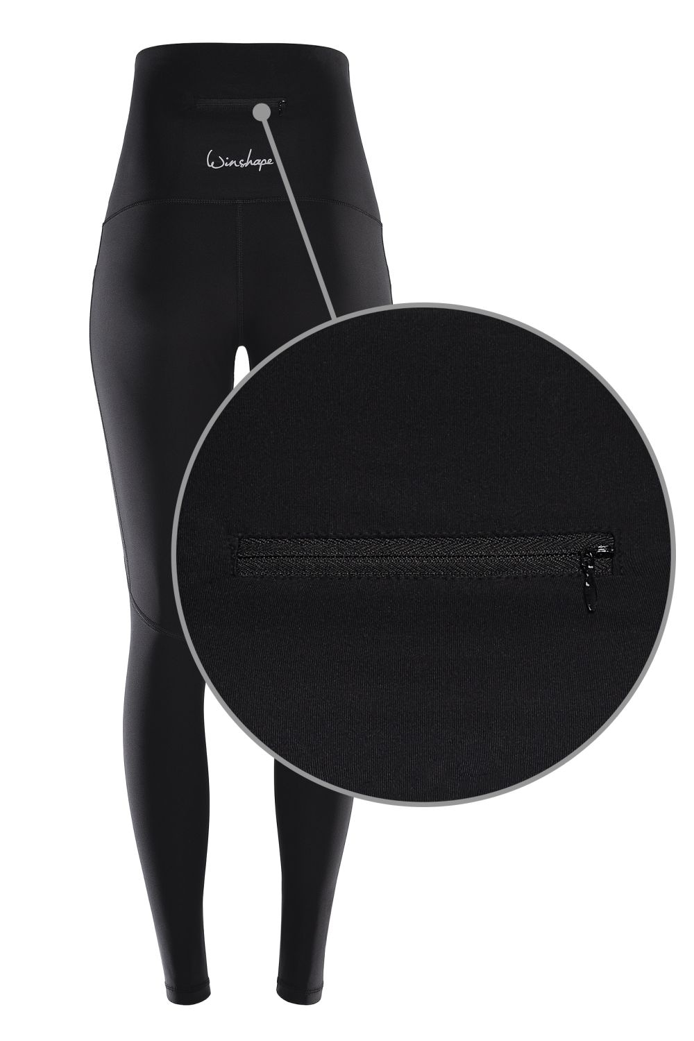 Winshape Leggings »Functional Power Shape Tights HWL114«  High Waist mit praktischen Taschen