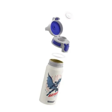 SIGG Aluminium Trinkflasche WMB ONE Batman into Action White 0.6 L