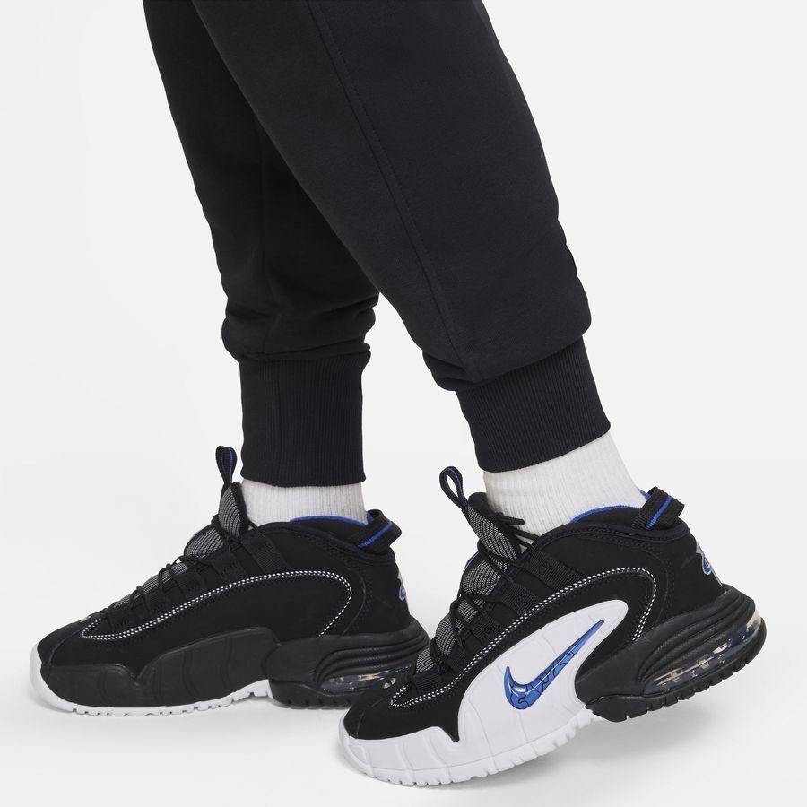 Nike Bas de Survêtement NSW Club Fleece High-Waisted - Noir/Blanc Enfant