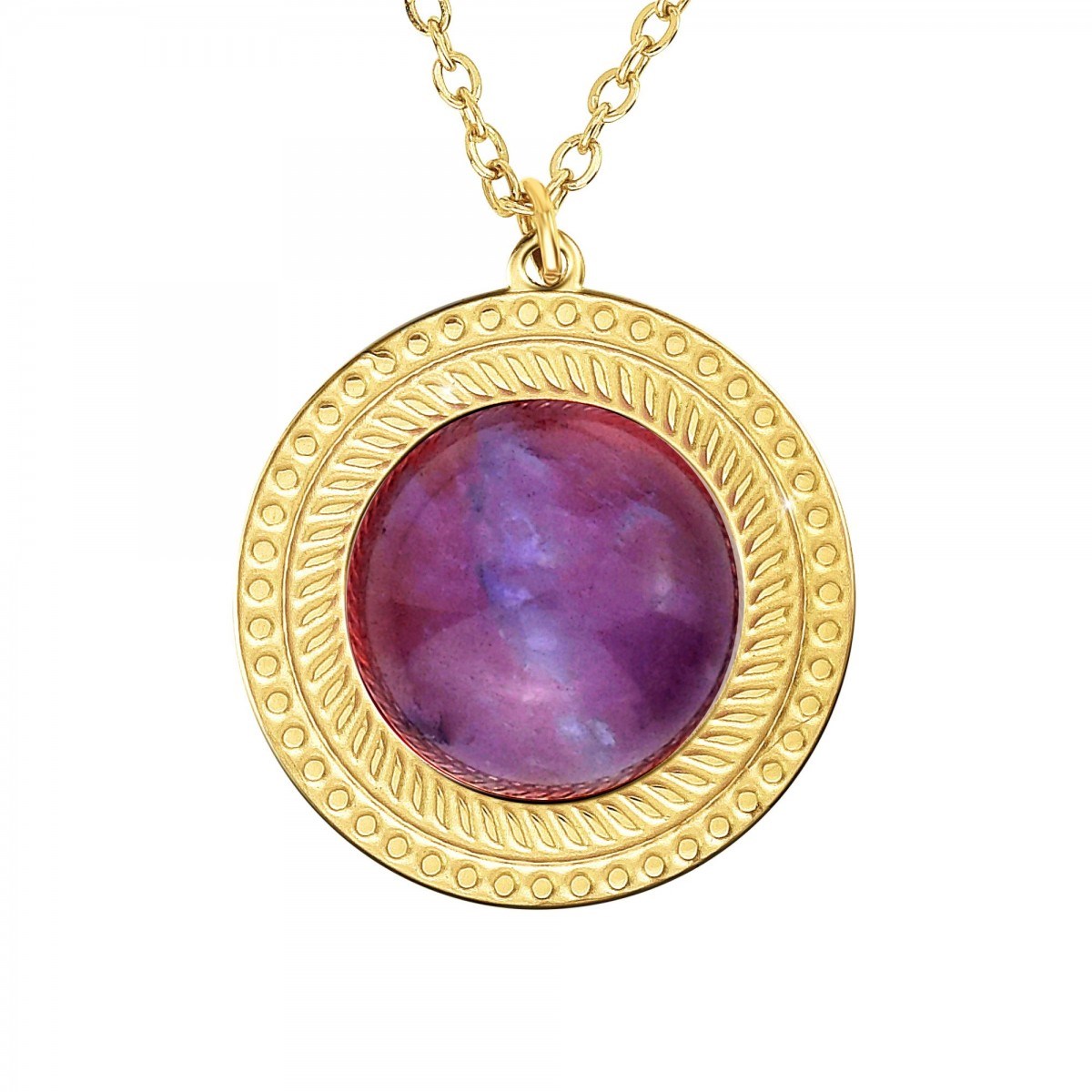 Collier SC Bohème orné d'une pierre naturelle